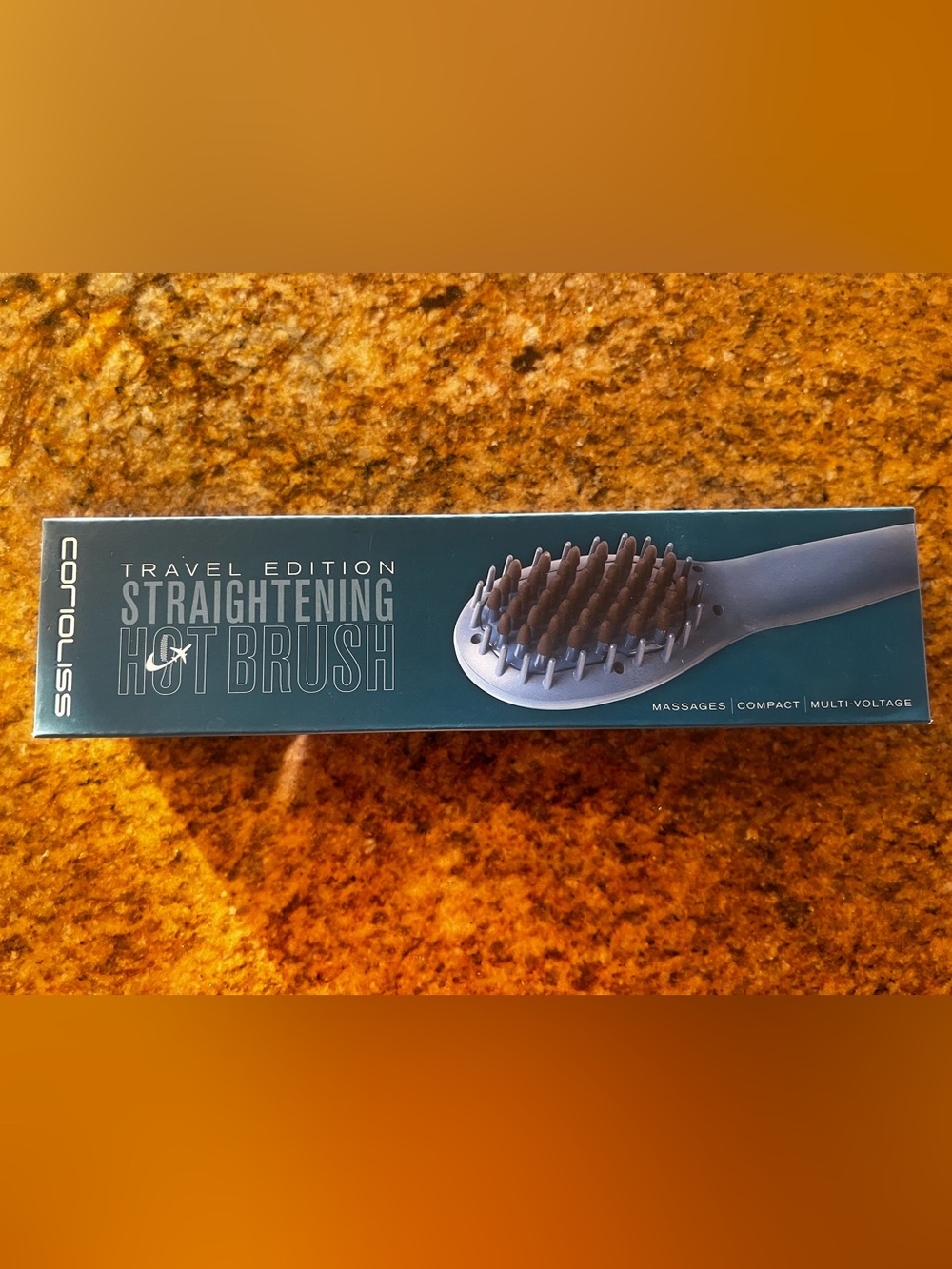 Corioliss Straightening Heat Brush in Travel edition
